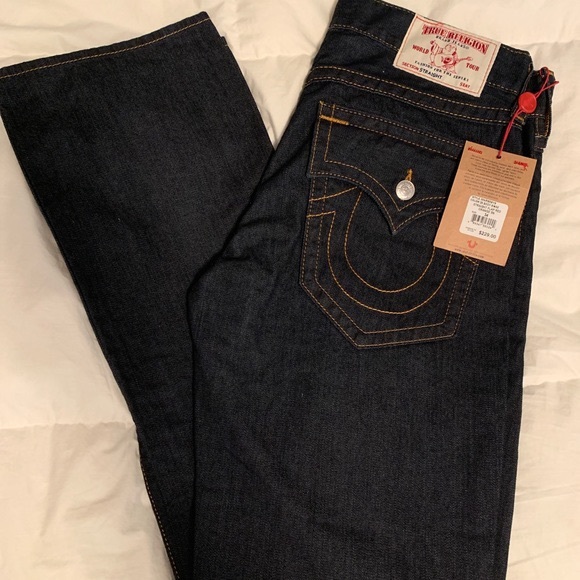 dark blue true religion jeans
